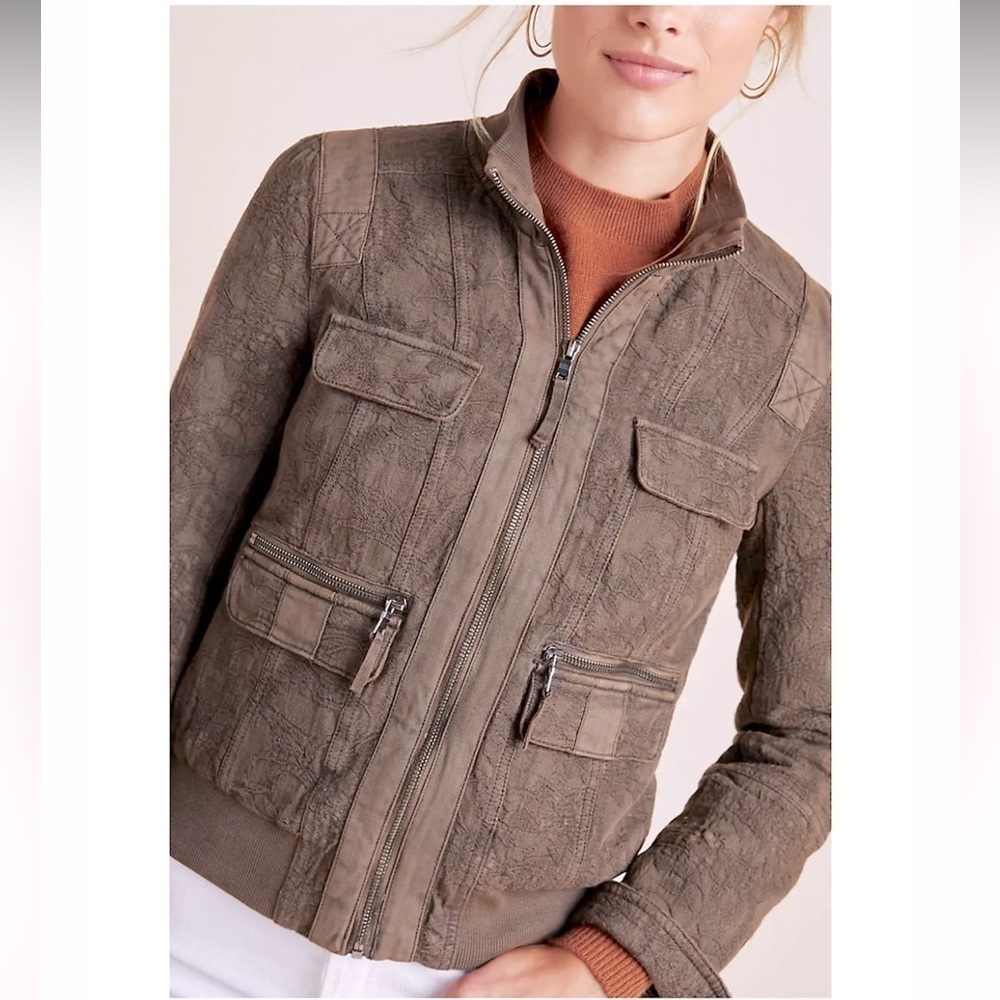 Marrakech Anthropologie Colby Bomber Jacket‎